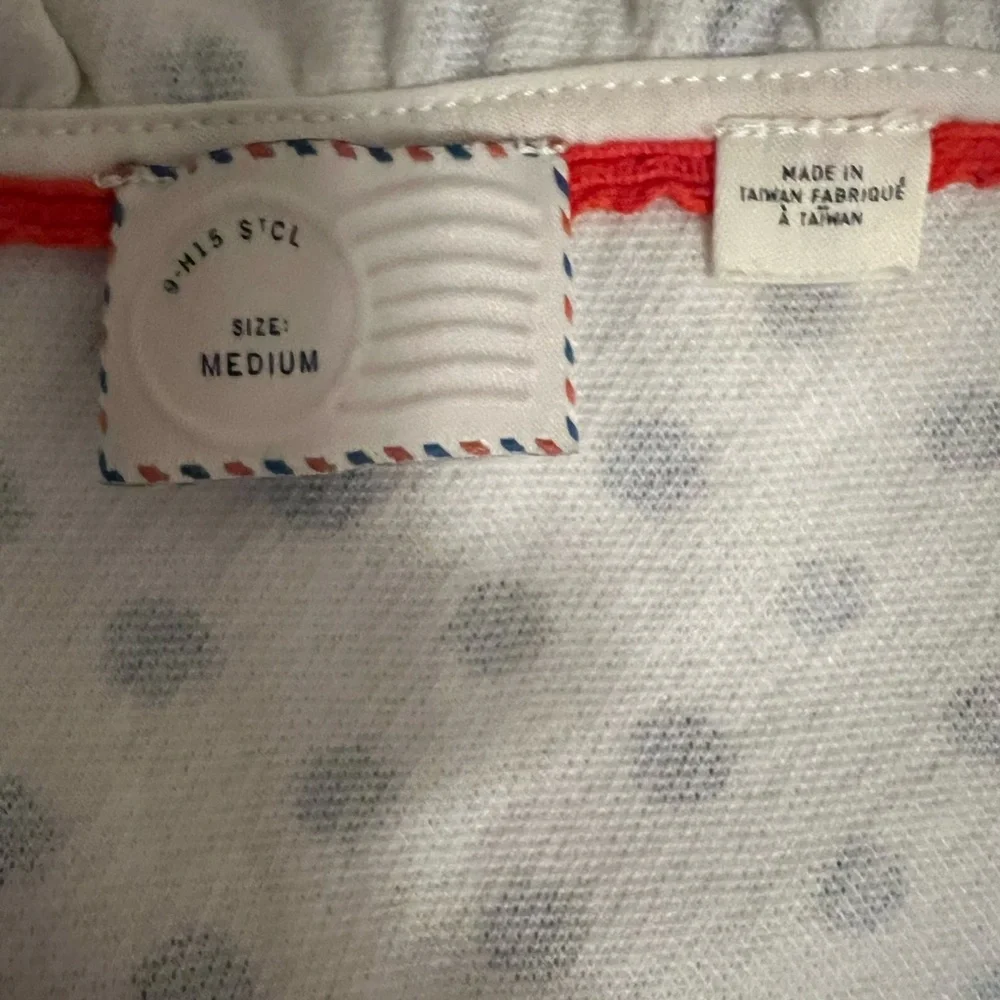 Polka Dot Ruffle Sleeve Top - Picture 2 of 2